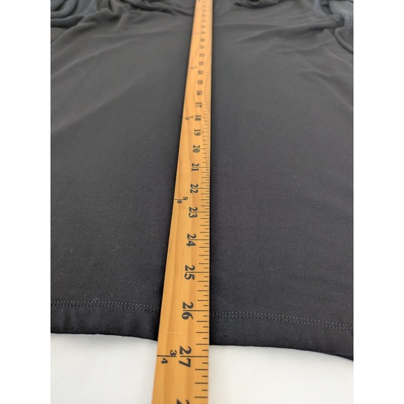 Chicos Black Pleated Flare Sleeve V Neck Top Womens Size XXL Office Casual - Picture 8 of 9